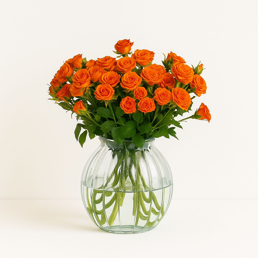 Spray Rose Smashing Orange