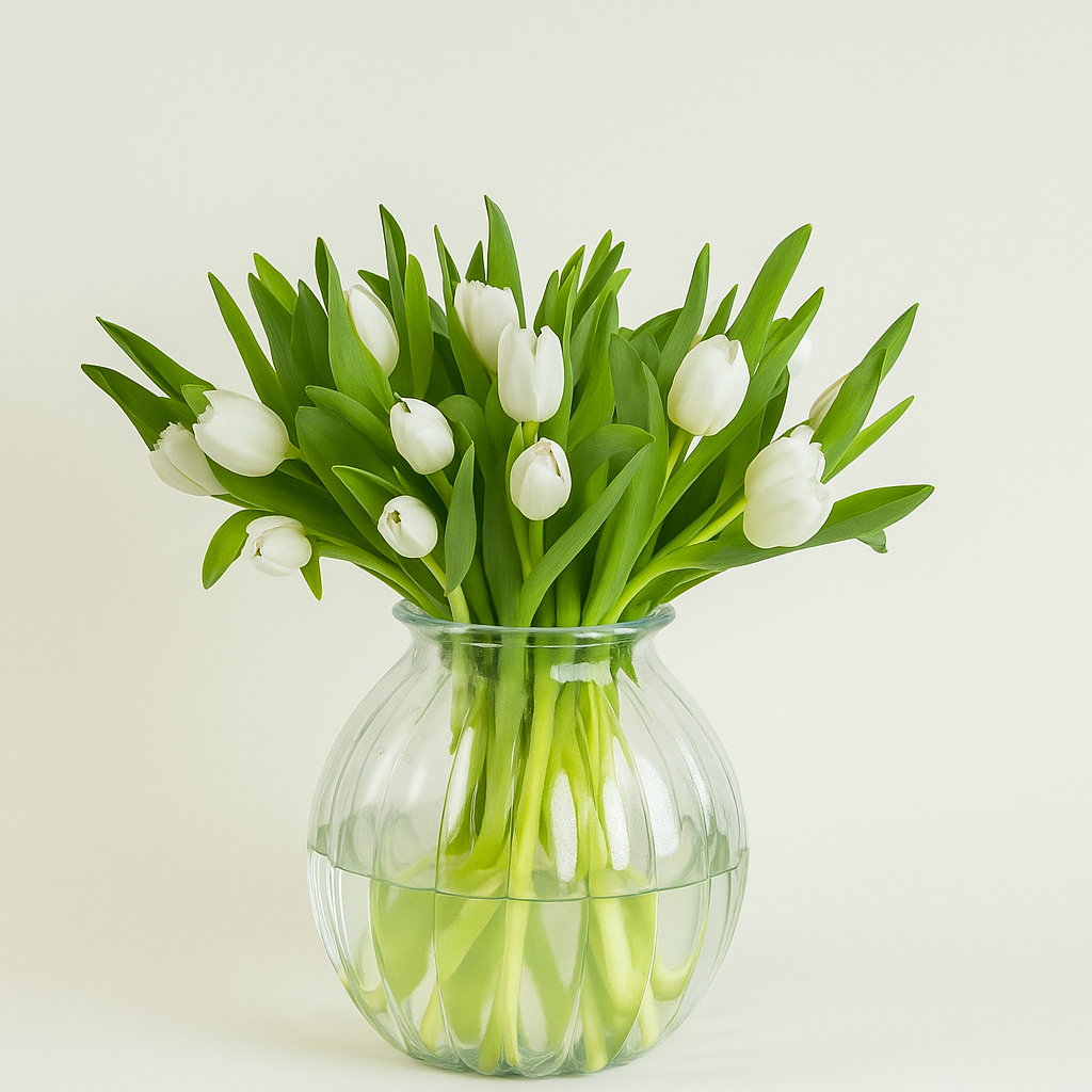 Tulips Royal Design Virgin White
